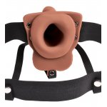 FETISH FANTASY SERIES - UPRZĄŻ STRAP-ON Z WIBRATOREM I DZIURĄ NA PENISA