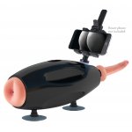 FETISH FANTASY SERIES - 2IN1 SEX-MASZYNA Z MASTURBATOREM I 2 WYMIENNE DILDA