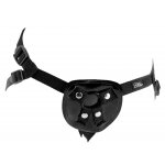 FETISH FANTASY SERIES - REGULOWANA UPRZĄŻ STRAP-ON Z 3 PIERŚCIENIAMI