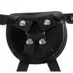 FETISH FANTASY SERIES - REGULOWANA UPRZĄŻ STRAP-ON Z 3 PIERŚCIENIAMI