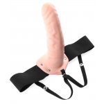 FETISH FANTASY SERIES - UPRZĄŻ STRAP-ON Z PUSTYM DILDO NA PENISA CIELISTE