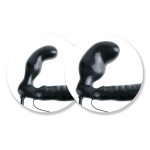 FETISH FANTASY SERIES - PODWÓJNE WIBRUJĄCE DILDO Z POMPKĄ I PILOTEM CZARNE