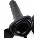 FETISH FANTASY SERIES - UPRZĄŻ STRAP-ON Z PUSTYM NATURALNYM DILDO CZARNE