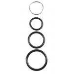 FETISH FANTASY SERIES - UPRZĄŻ STRAP-ON NA DILDO LUB WIBRATOR Z 3 PIERŚCIENIAMI