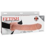 FETISH FANTASY SERIES - UPRZĄŻ STRAP-ON Z DUŻYM PUSTYM DILDO 29CM