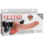 FETISH FANTASY SERIES - UPRZĄŻ STRAP-ON Z NATURALNYM WIBRATOREM 24CM + PILOT
