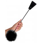 FETISH - MAŁA ZGRABNA PACKA Z PIÓRKIEM DO ŁASKOTANIA CZARNY