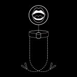 FETISH SUBMISSIVE - SKÓRZANA OBROŻA Z ZACISKAMI NA SUTKI