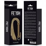 FETISH SUBMISSIVE - SKÓRZANY WEGAŃSKI PEJCZ/FLOGGER 28CM