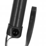 FETISH SUBMISSIVE - CZARNY SKÓRZANY WEGAŃSKI PEJCZ/FLOGGER 28CM