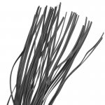 FETISH SUBMISSIVE - CZARNY SKÓRZANY WEGAŃSKI PEJCZ/FLOGGER 28CM