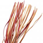 FETISH SUBMISSIVE - CZERWONY SKÓRZANY WEGAŃSKI PEJCZ/FLOGGER 28CM