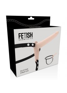 FETISH SUBMISSIVE - UPRZĄŻ STRAP-ON Z CIELISTYM DILDO 15CM