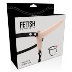 FETISH SUBMISSIVE - UPRZĄŻ STRAP-ON Z CIELISTYM DILDO 15CM