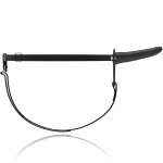 FETISH SUBMISSIVE - UPRZĄŻ STRAP-ON Z CZARNYM WIBRATOREM 15CM