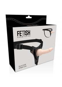 FETISH SUBMISSIVE - UPRZĄŻ STRAP-ON Z CIELISTYM DILDO G-SPOT 16CM