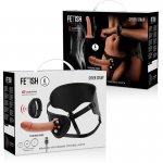 FETISH SUBMISSIVE - UPRZĄŻ Z PENISEM 22,5 CM I ZEGARKIEM WATCHME L