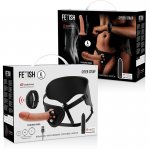 FETISH SUBMISSIVE - UPRZĄŻ Z PENISEM 22,5 CM I ZEGARKIEM WATCHME L + VIBROBULLET