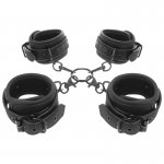 FETISH SUBMISSIVE - ZESTAW MANKIETÓW NA NADGARSTKI I KOSTKI