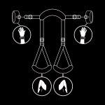 FETISH SUBMISSIVE - ZESTAW KAJDANEK NA MISJONARZA BDSM