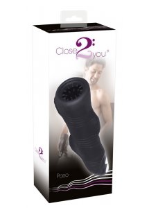 PASO - MASTURBATOR Z WIBRACJĄ CZARNY