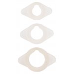 FROHLE - ZESTAW PIERŚCIENI MIŁOSNYCH/EREKCYJNYCH 16/21/26MM