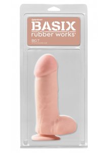 BASIX - NATURALNE REALISTYCZNE DILDO BIG 7 CIELISTE