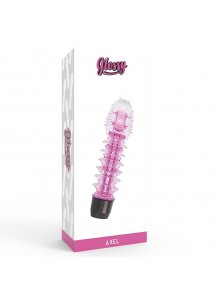 GLOSSY - POTĘŻNY WIBRATOR AXEL RÓŻOWY 14 CM