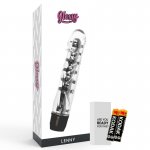 GLOSSY - POTĘŻNY WIBRATOR LENNY CZARNY 14 CM