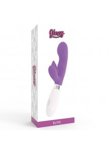 GLOSSY - WIBRATOR ELVIS KRÓLICZEK G-SPOT FIOLETOWY