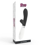 GLOSSY - WIBRATOR JACKSON KRÓLICZEK G-SPOT CZARNY