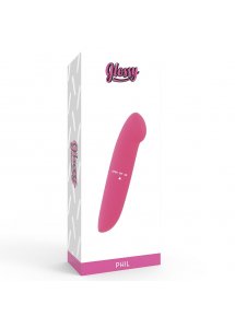 GLOSSY - WIBRATOR PHILL DWUSTRONNY G-SPOT RÓŻOWY