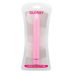 GLOSSY - WODOODPORNY WIBRATOR SLIM RÓŻOWY