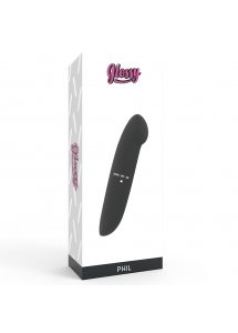 GLOSSY - WIBRATOR PHILL DWUSTRONNY G-SPOT CZARNY