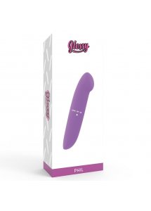 GLOSSY - WIBRATOR PHILL DWUSTRONNY G-SPOT FIOLETOWY