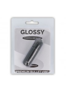 GLOSSY - WIBRATOR PREMIUM POCISK VIBE CZARNY