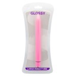 GLOSSY - WODOODPORNY WIBRATOR SLIM GŁĘBOKI RÓŻ
