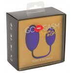 GOGASM - SILIKONOWE KULKI DO ODBYTU I POCHWY FIOLETOWE