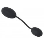 GOGASM - SILIKONOWE KULKI DO ODBYTU I POCHWY CZARNE