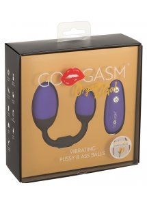 GOGASM - KULKI MIŁOSNE DO ODBYTU I POCHWY FIOLETOWE