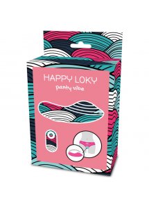 HAPPY LOKY - PANTY VIBE POTĘŻNY MASAŻER ŁECHTACZKI Z PILOTEM RÓŻOWY