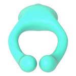 HAPPY LOKY - FUNNY FROG PODWÓJNY STYMULUJĄCY WIBRATOR TURKUSOWY