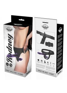 RODNEY - UPRZĄŻ STRAP-ON Z PODWÓJNYM WIBRATOREM 18 X 3.5CM