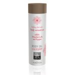 HOT SHIATSU - OLEJEK DO MASAŻU OGNISTE TRUSKAWKI I PIEPRZ 75 ML