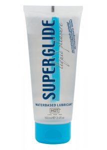 HOT SUPERGLIDE - SMAR WODNY Z DODATKIEM SILIKONU 100ML