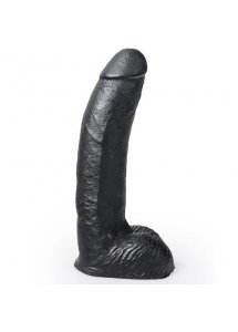 HUNG SYSTEM - REALISTYCZNE CZARNE DILDO GEORGE 22CM
