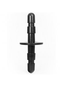 HUNG SYSTEM - WTYCZKA ŁĄCZĄCA DWA DILDA CZARNA 18CM