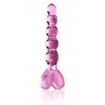 ICICLES - KULKOWE SZKLANE DILDO Z SERDUSZKIEM