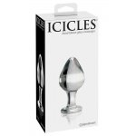 ICICLES - EKSKLUZYWNY SZKLANY KOREK IDEALNY DO MASAŻU