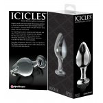 ICICLES - EKSKLUZYWNY SZKLANY KOREK IDEALNY DO MASAŻU